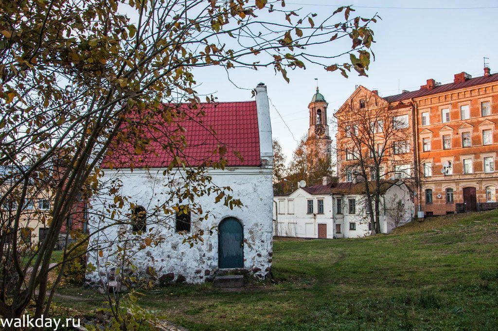 Один из домов купеческой гильдии на ул. Выборгская, 8. Дом купеческой гильдии, Выборг.
