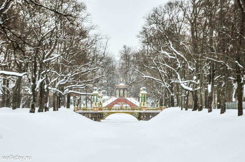 Александровский парк зимой