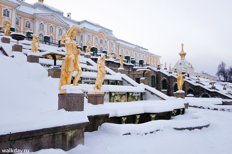 Петергоф зимой