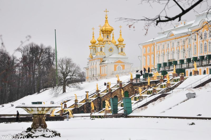 Петергоф зимой