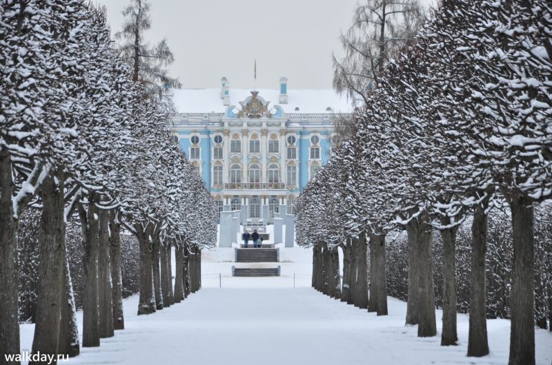 Екатерининский парк зимой