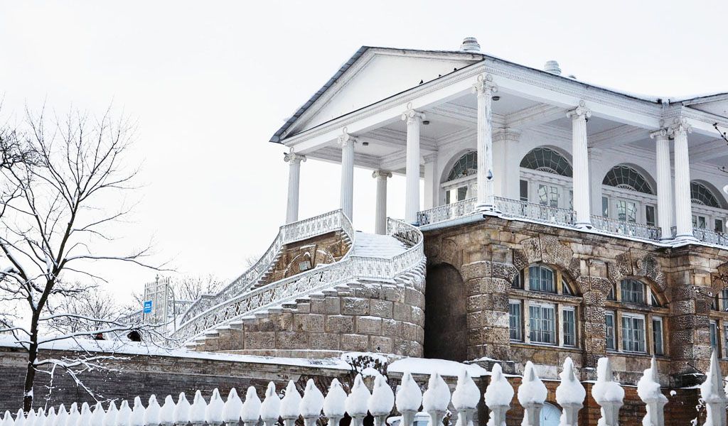 Екатерининский парк зимой