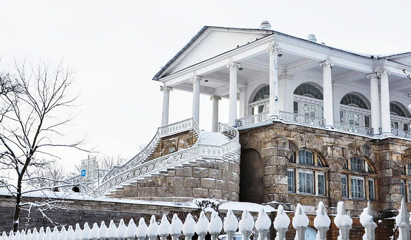 Екатерининский парк зимой